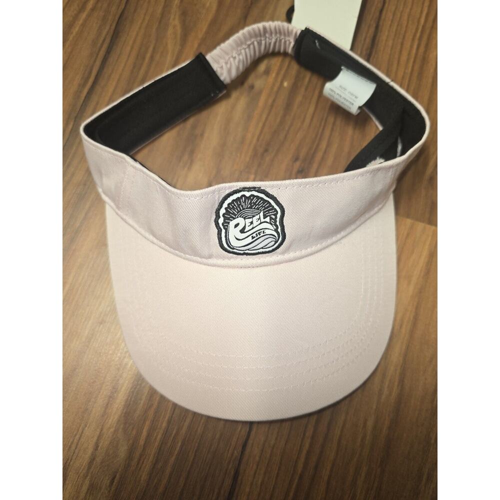 Reel Life‎ Women's Peach Color Visor Cap Cotton Beach Boating Golf NWT